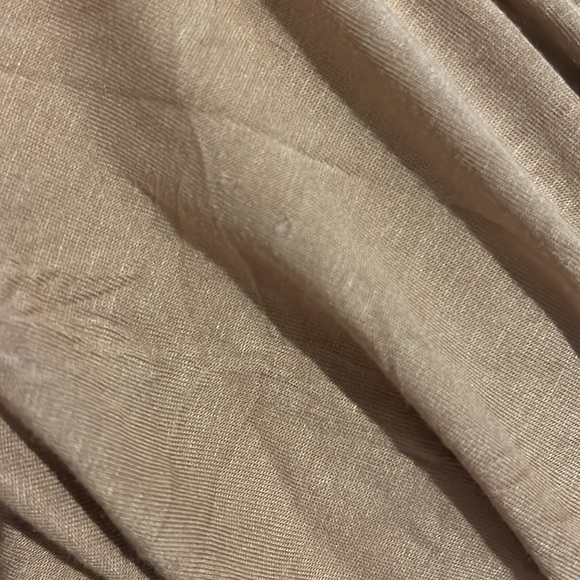 Logo by Lori Goldstein tan asymmetric super soft tank top - Picture 5 of 5